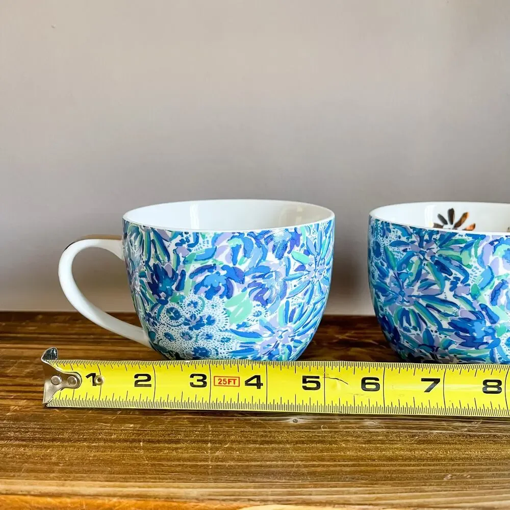 NIB Set of 2 Lilly Pulitzer Mugs